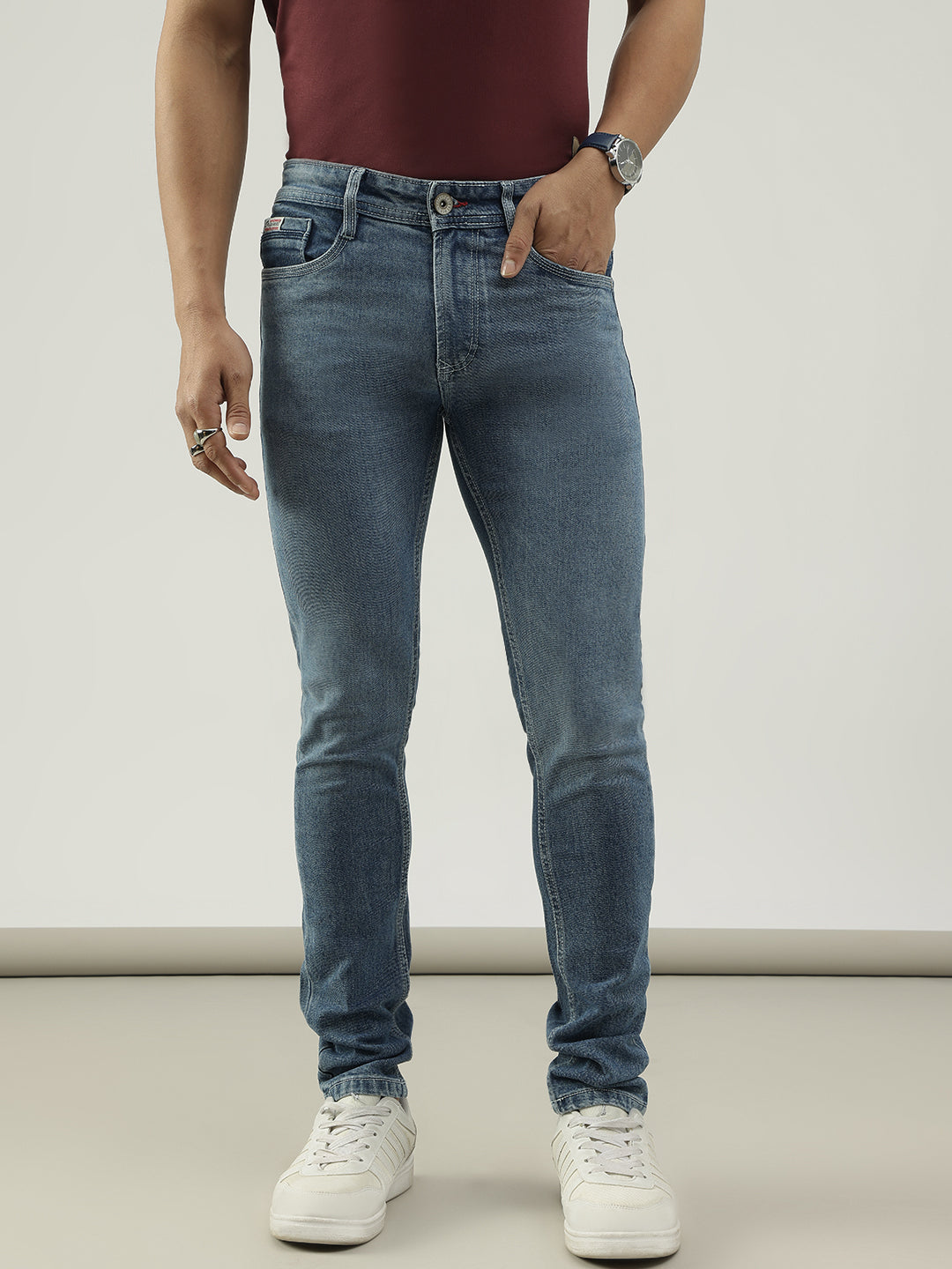 Light Blue Skinny Strechable Jeans