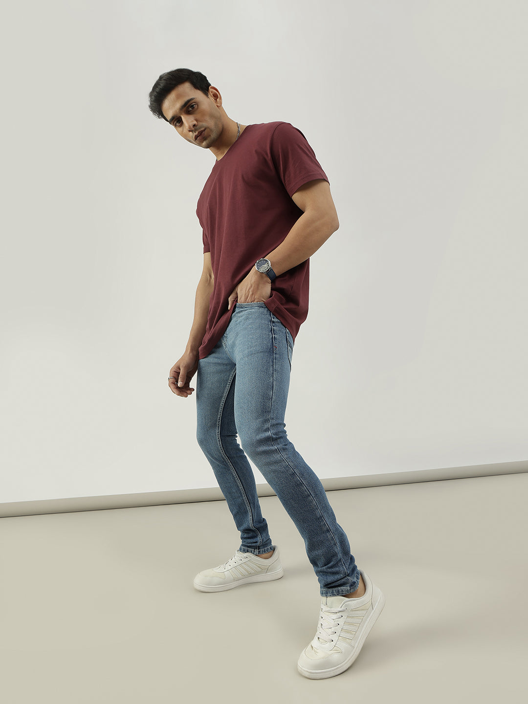 Light Blue Skinny Strechable Jeans