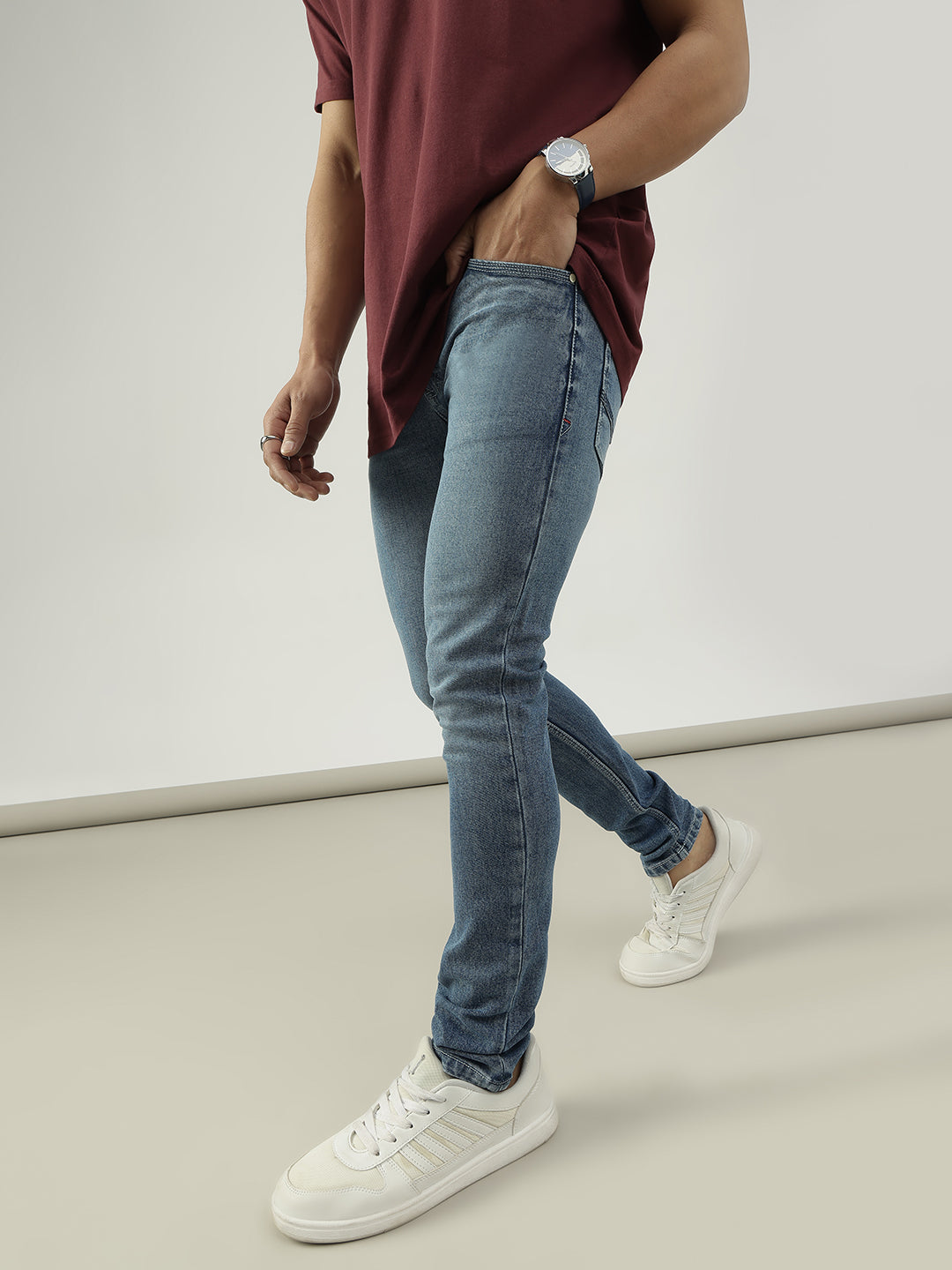 Light Blue Skinny Strechable Jeans