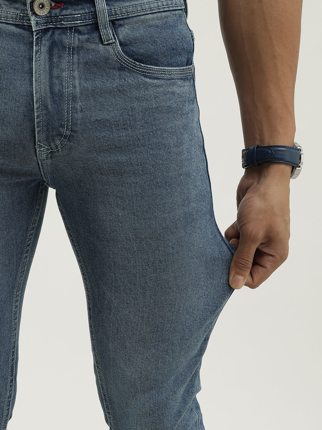 Light Blue Skinny Strechable Jeans