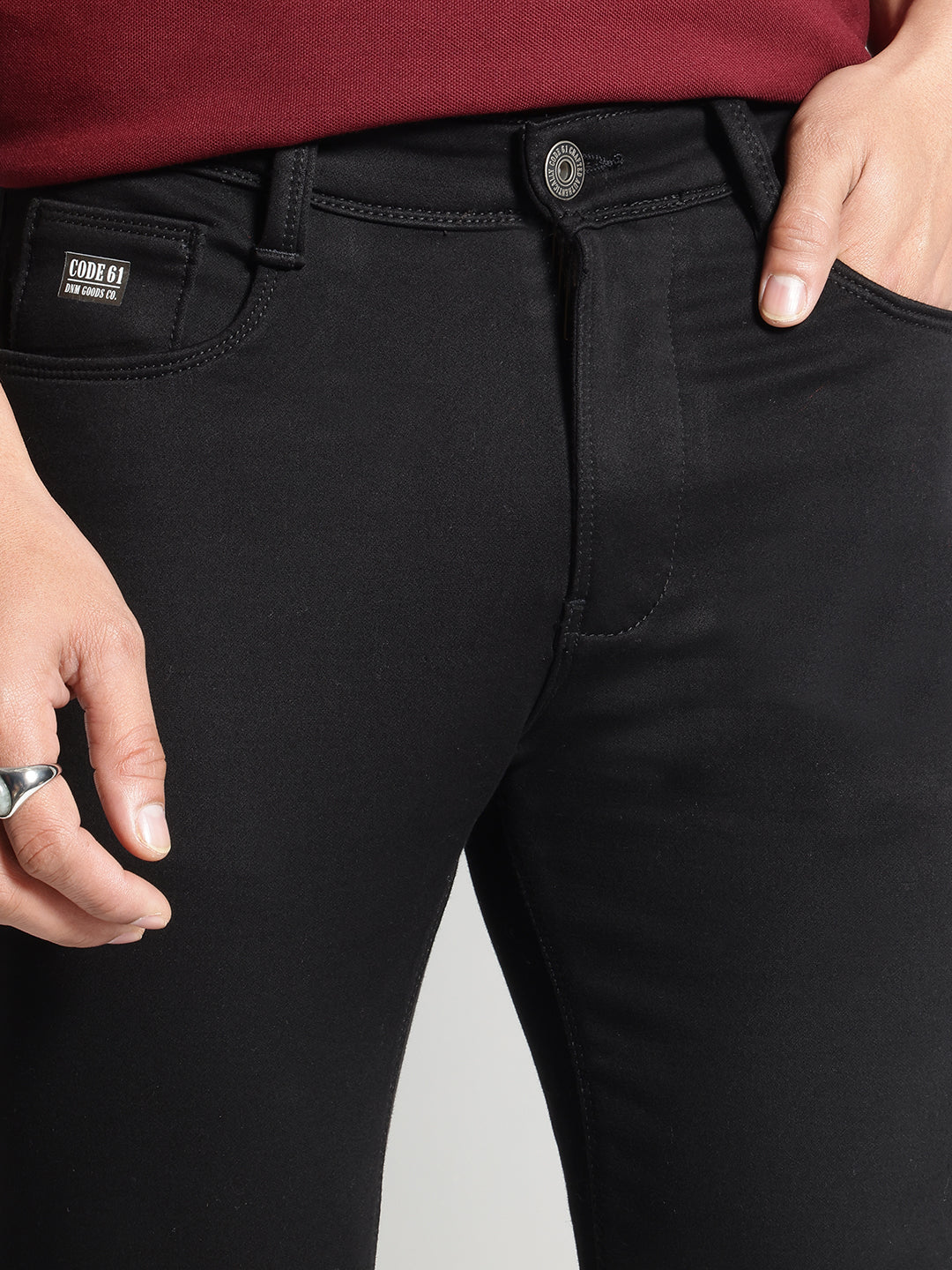 Black Skinny Strechable Jeans
