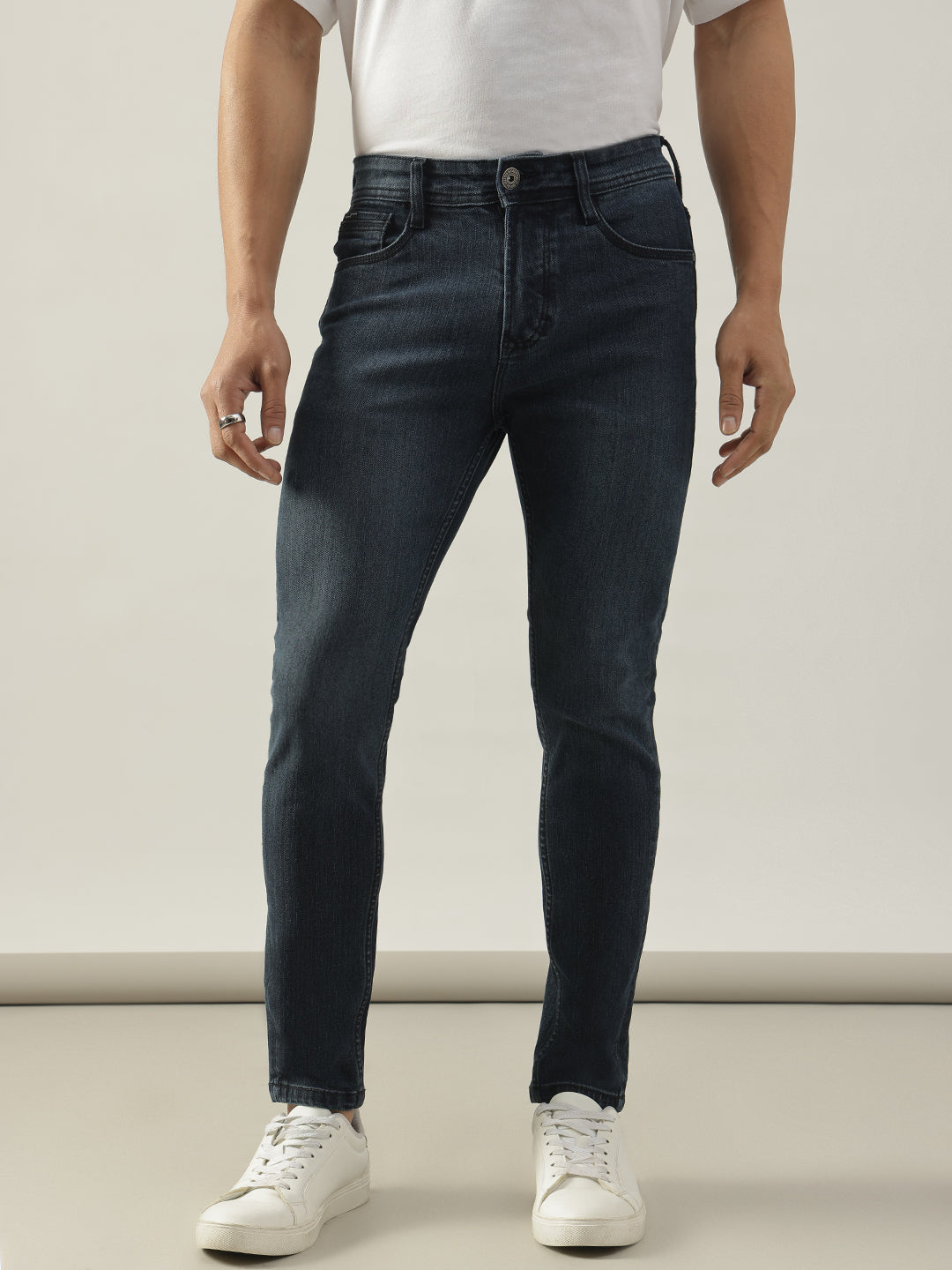 Washed Black Skinny Jeans