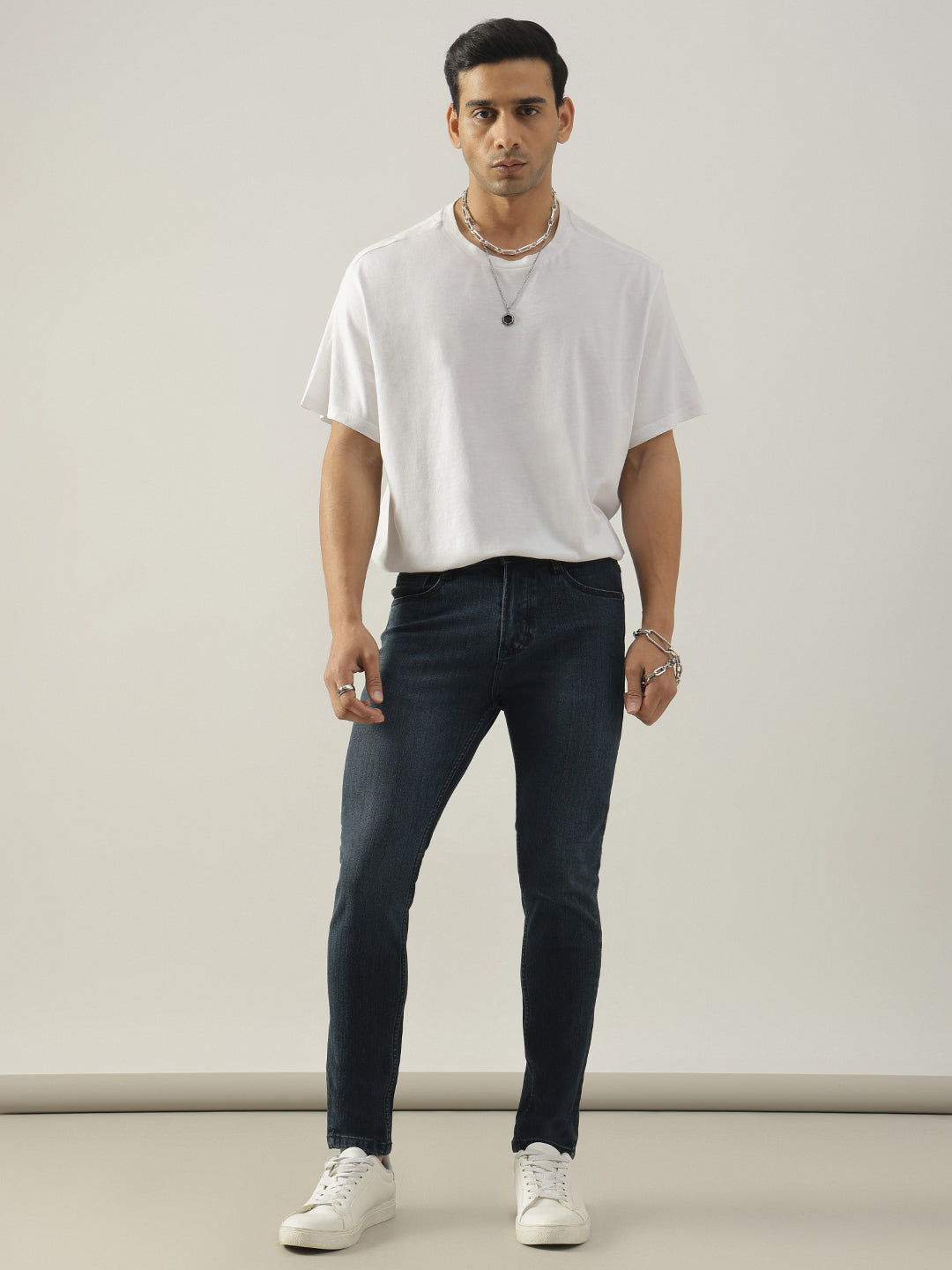 Washed Black Skinny Jeans