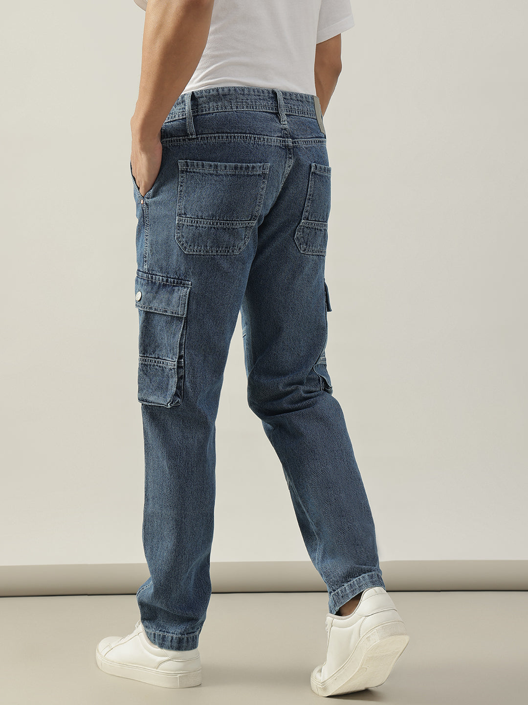 Blue Baggy Fit Jeans