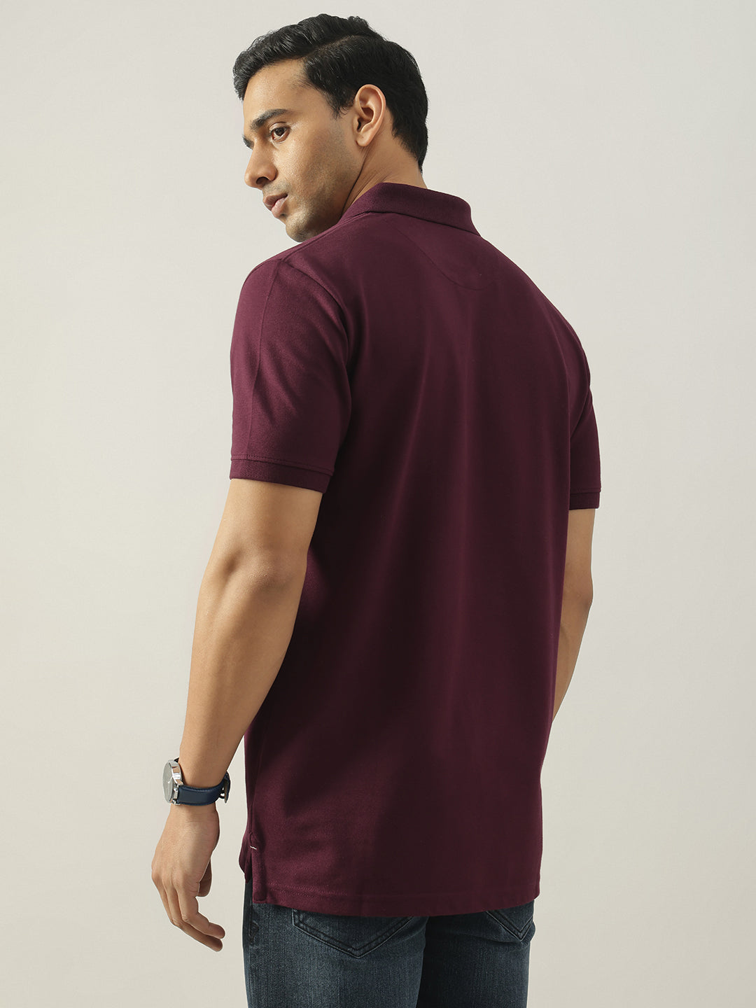 Deep Solid Polo Tshirt