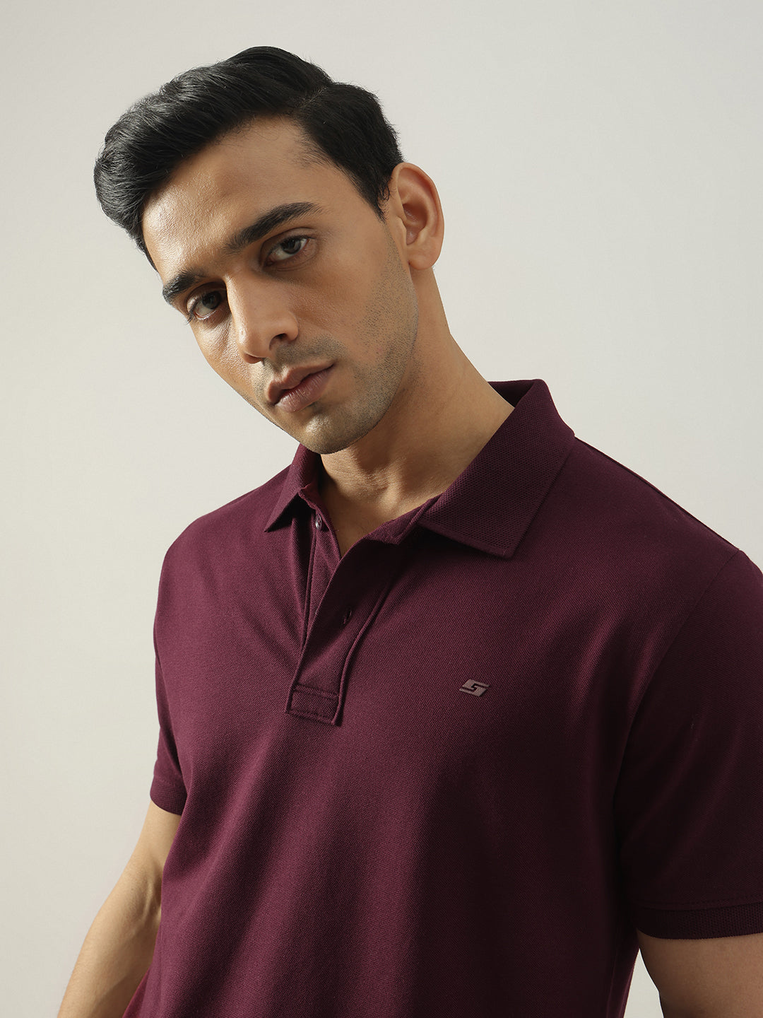 Deep Solid Polo Tshirt