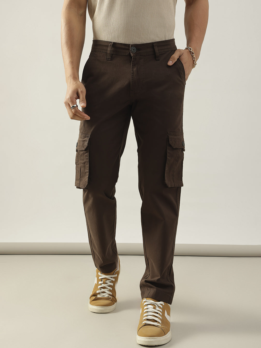 Brown Cargo Pants