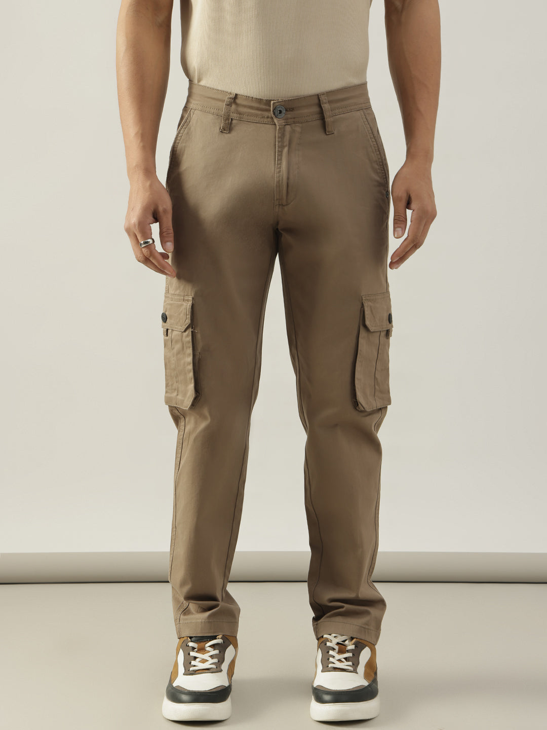 Khakhi Cargo Pants
