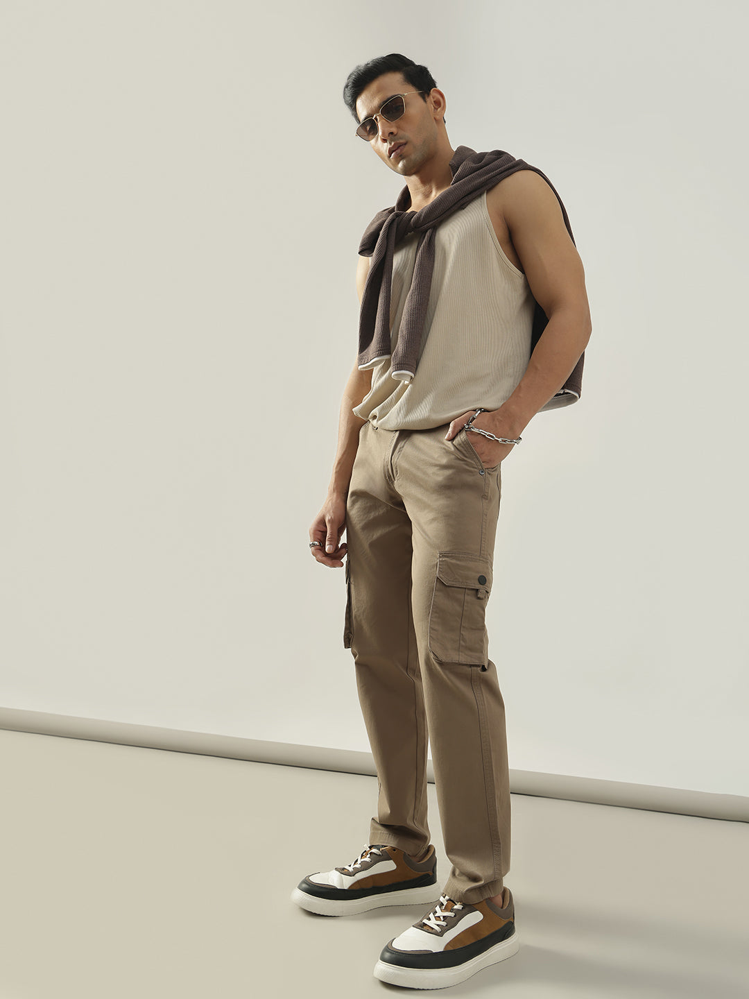 Khakhi Cargo Pants