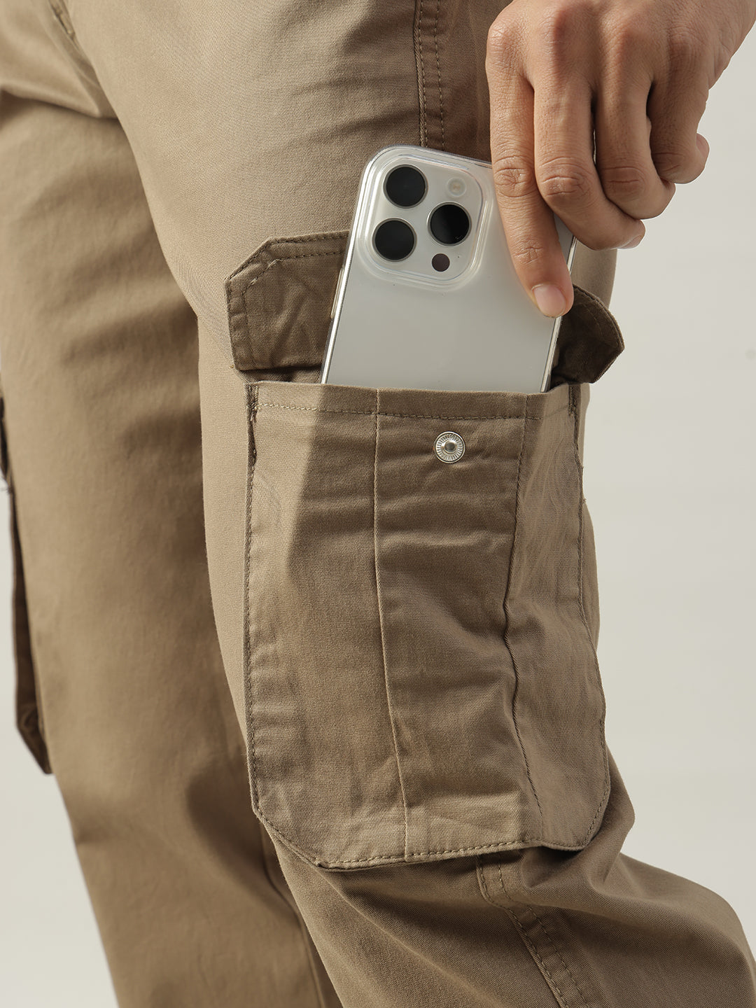 Khakhi Cargo Pants