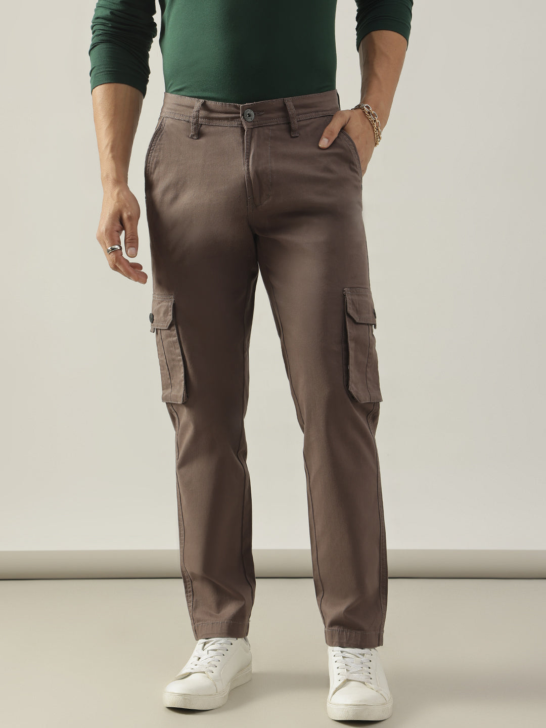 Dark Green Cargo Pants