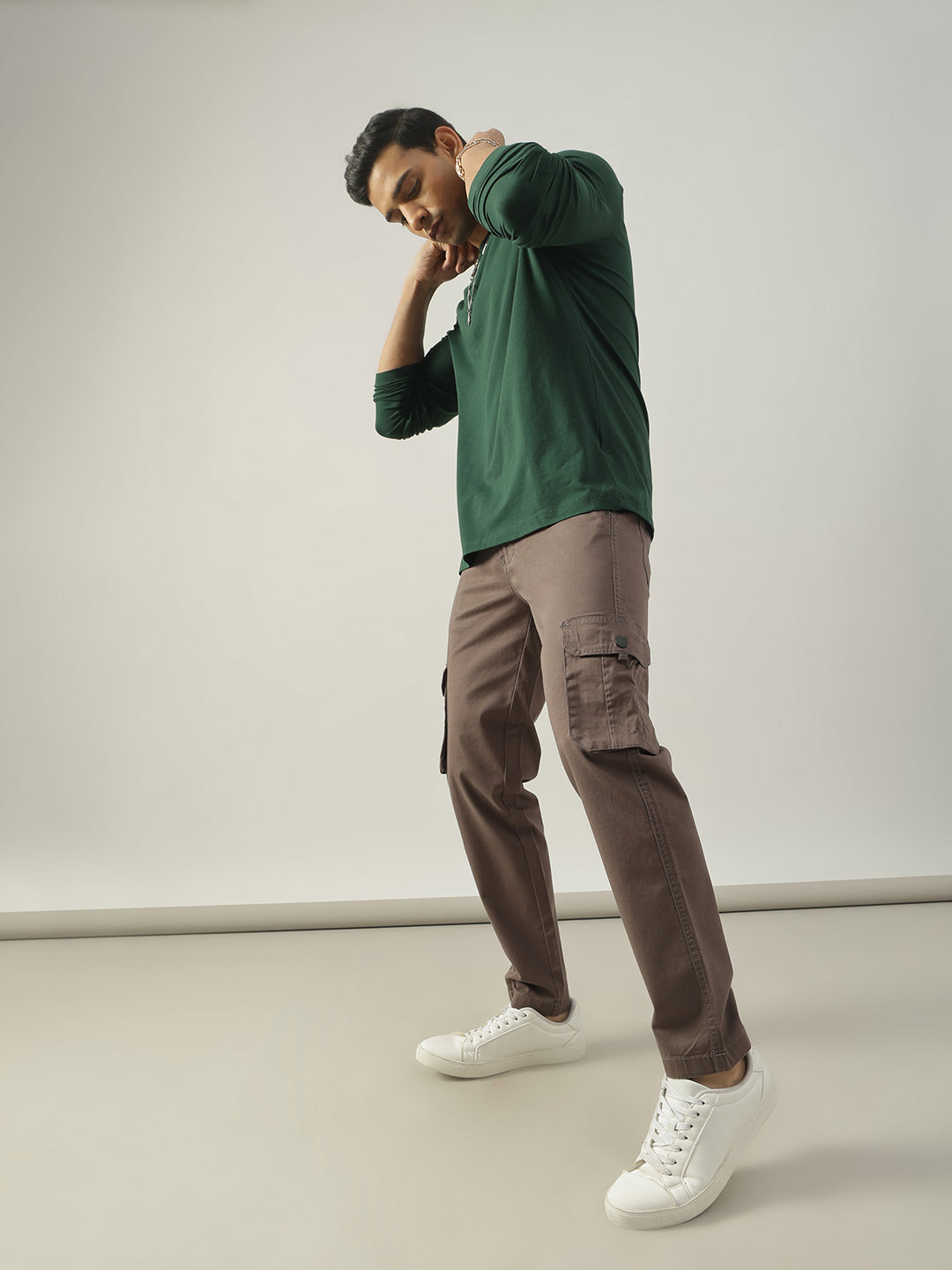 Dark Green Cargo Pants