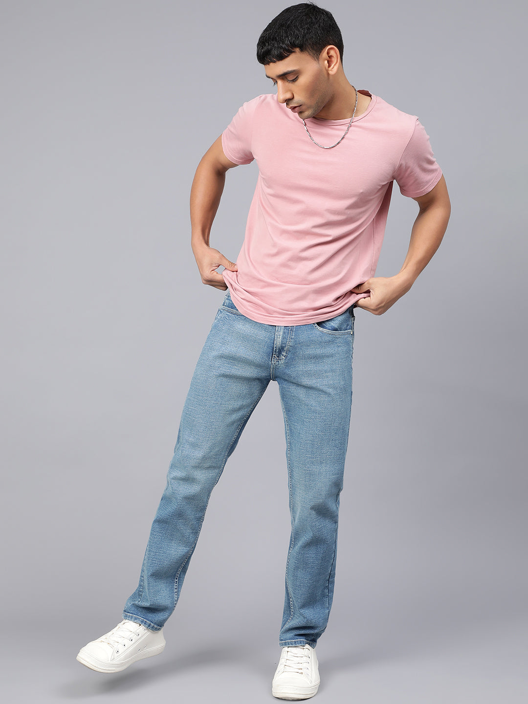 Light Blue Raw Wash Jeans