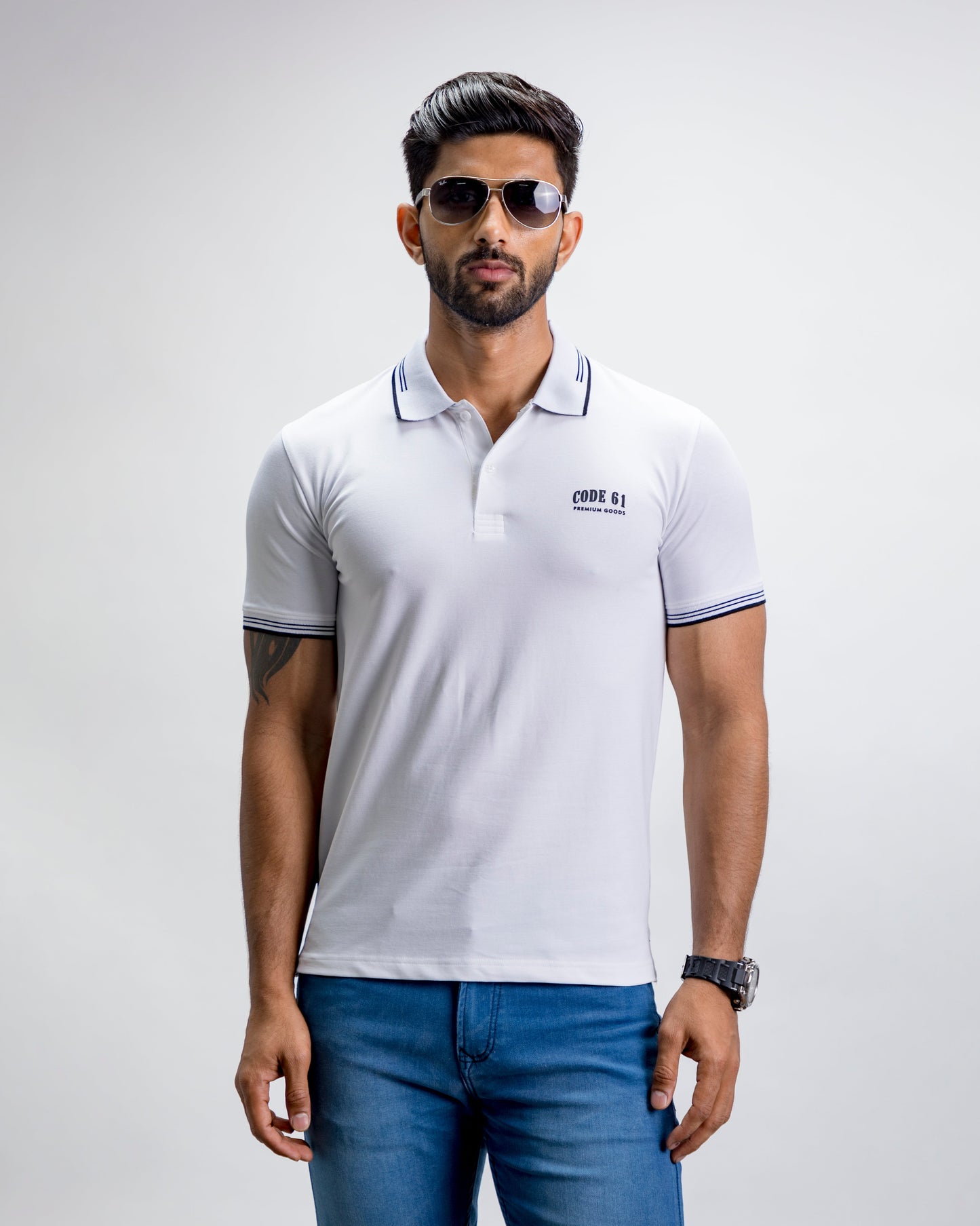 White Polo T-Shirt