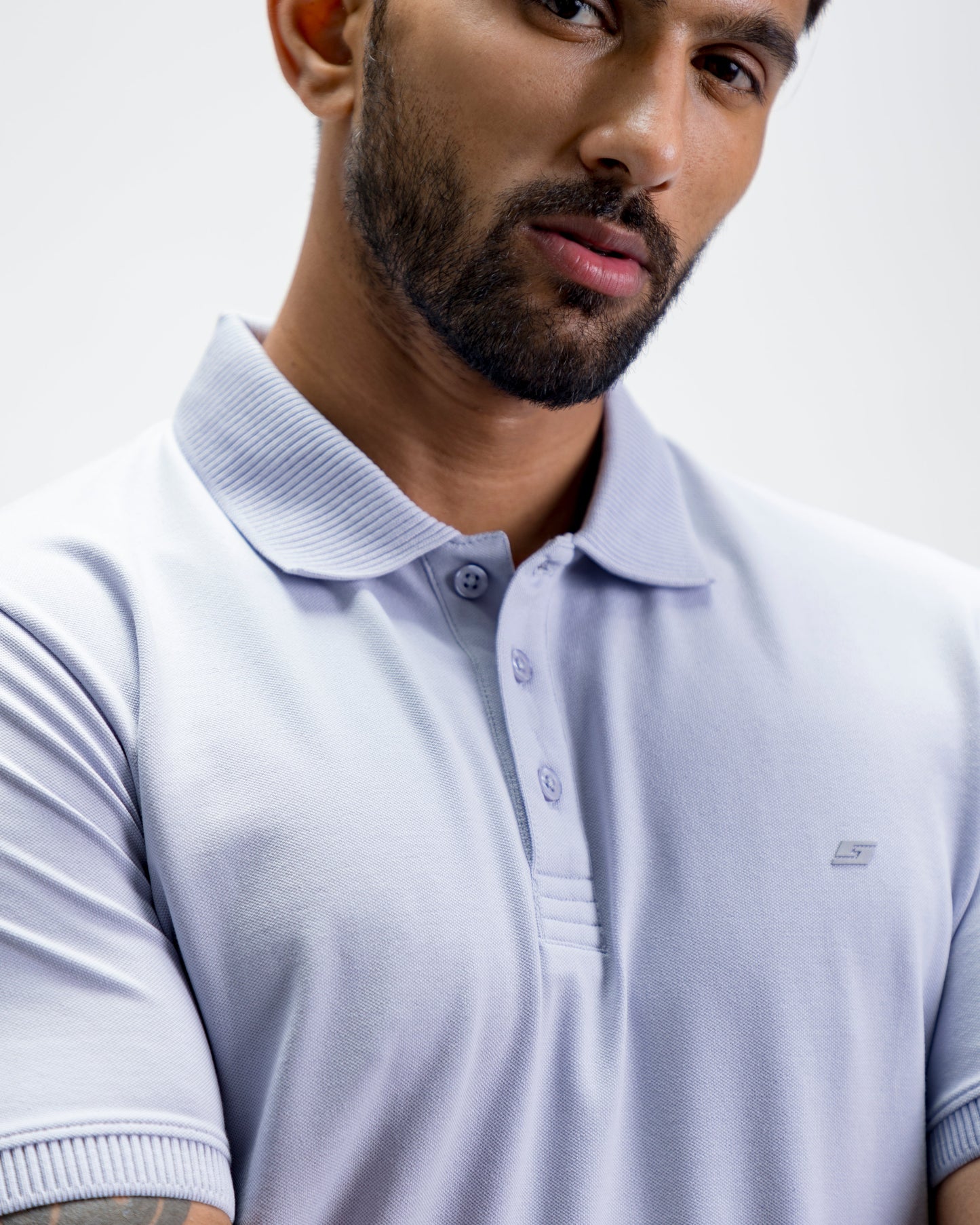 Grey Polo T-shirt