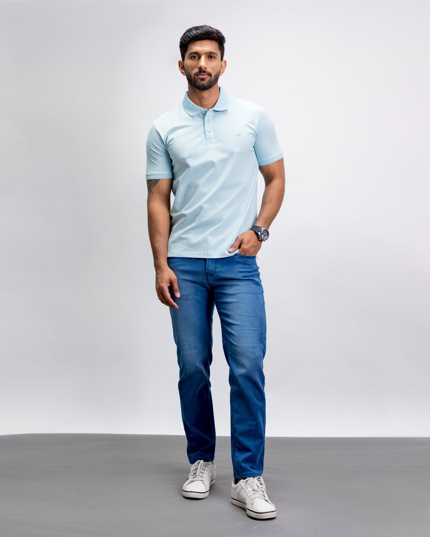 Sky Blue Polo T-Shirt