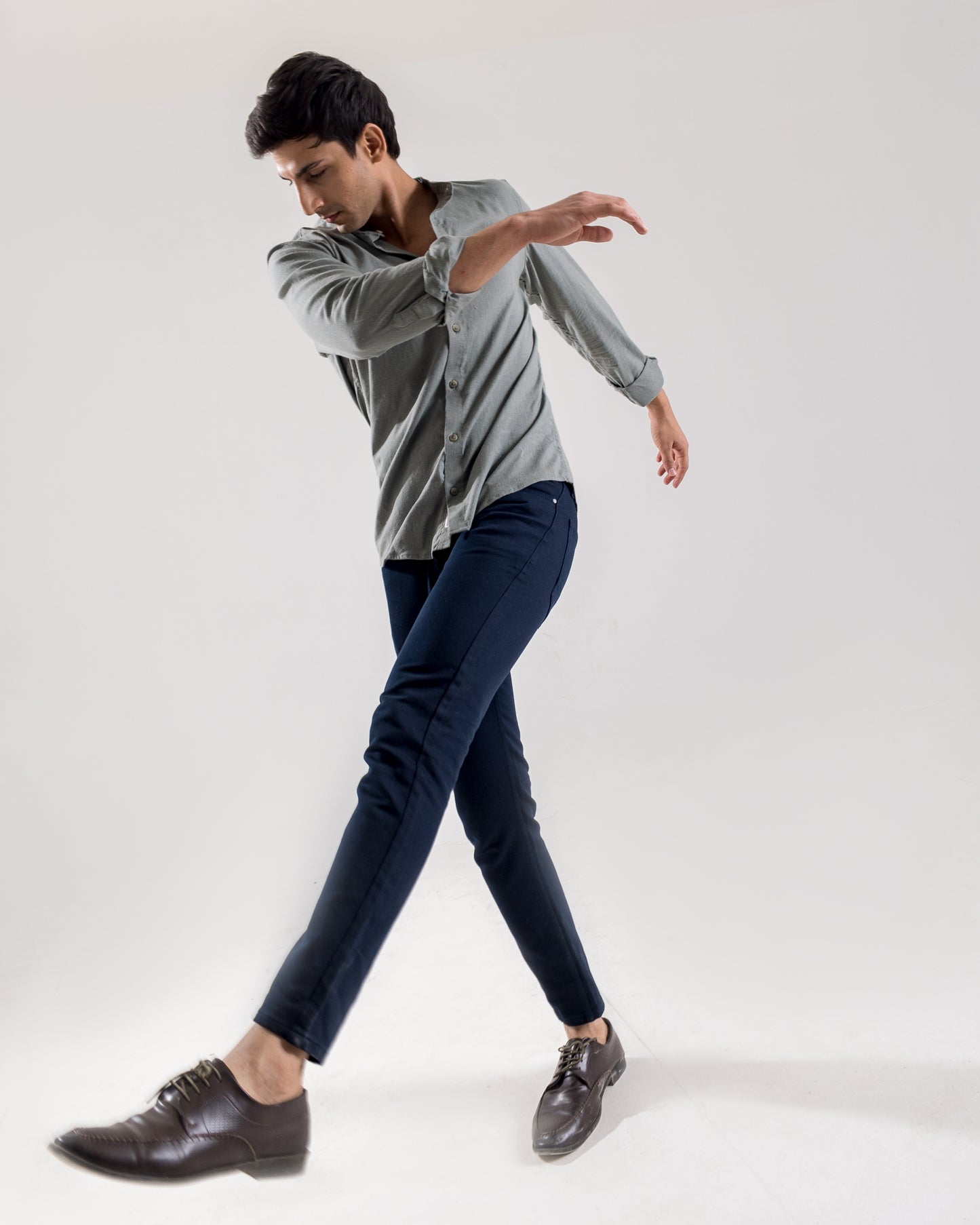 Navy Cotton Chinos