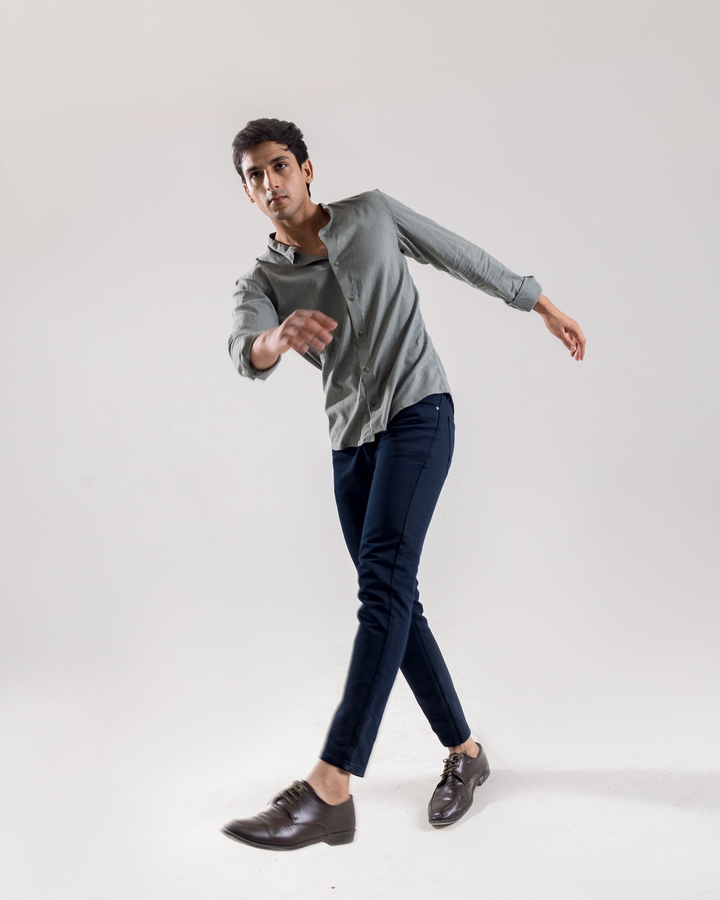 Navy Cotton Chinos